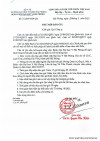 Thư mời báo giá thay thế thiết bị của hệ thống phòng cháy chữa cháy