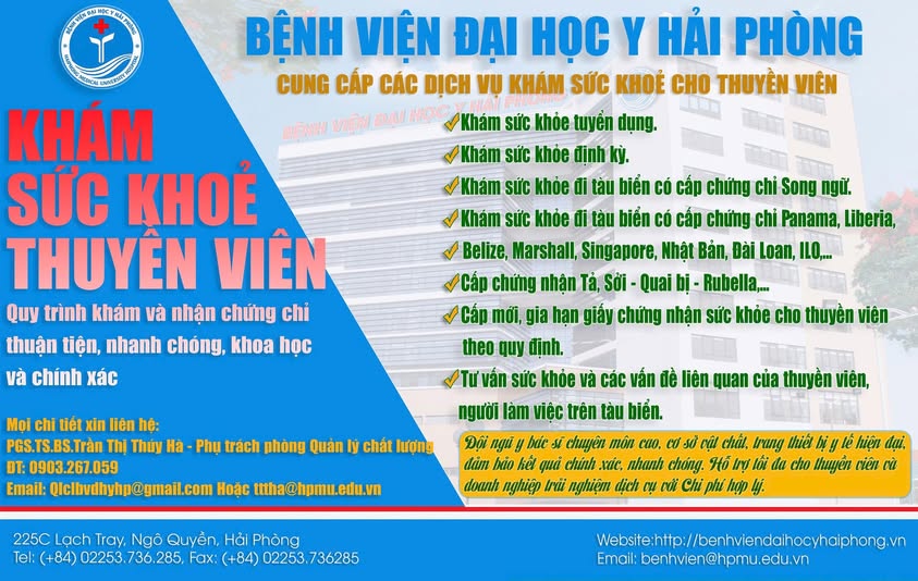 Khám sức khoẻ thuyền viên