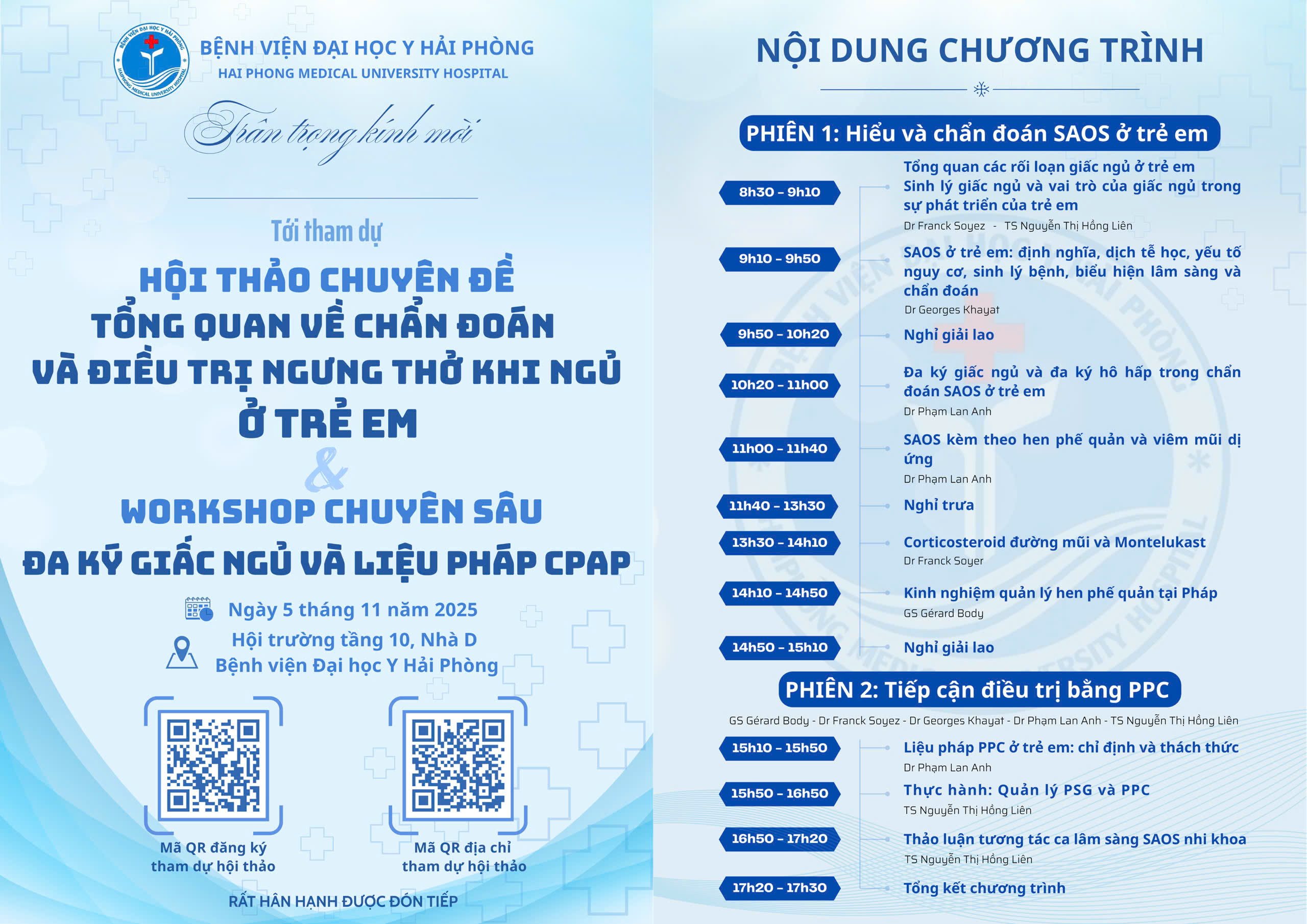 Hội thảo chuyên dề "Tổng quan về chẩn đoán và điều trị ngưng thở khi ngủ ở trẻ em"