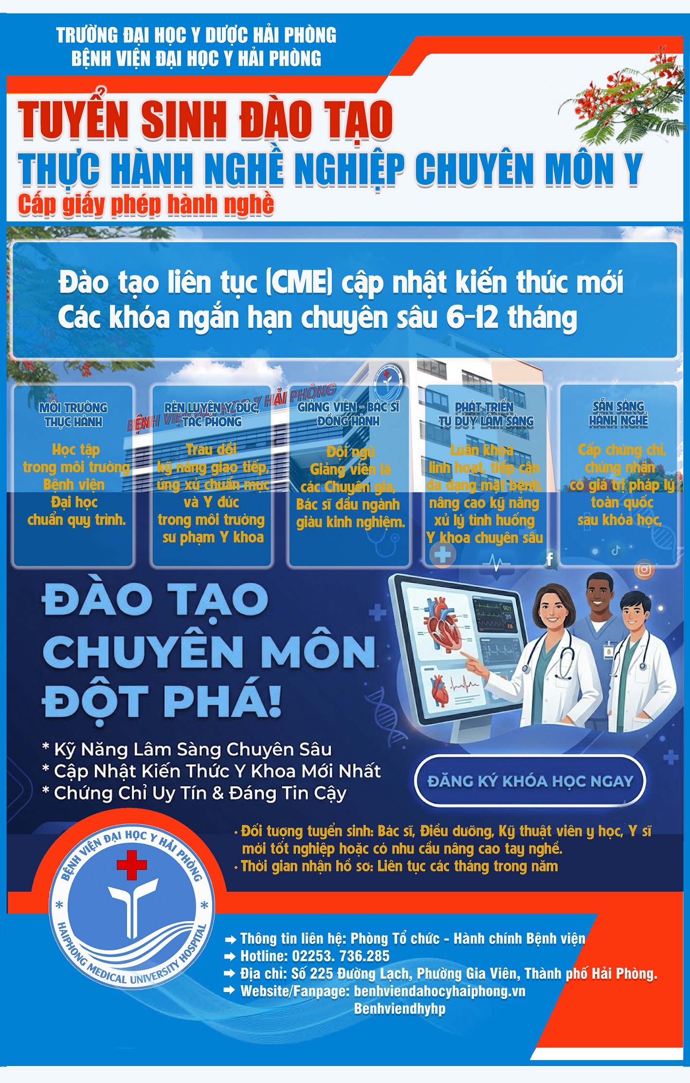 TUYỂN SINH NGHỀ NGHIỆP CHUYÊN MÔN Y